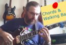 Walking Bass and Chords – part 1 – Jazz Guitar Lesson