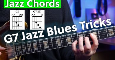 Great Jazz Blues Tricks With G7 Chords