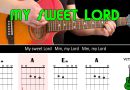 Easy play along series – MY SWEET LORD – Acoustic guitar lesson (chords & lyrics) – George Harrison