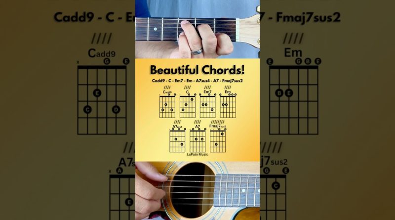 Play along with this beautiful chord progression! Grab your guitar and give it a try!