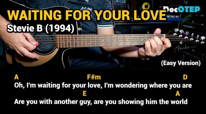 Waiting For Your Love – Stevie B (Easy Guitar Chords Tutorial with Lyrics)