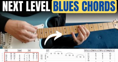 The Blues Chords The Pros Use (Full 12 Bars with TAB)