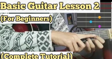 Basic Guitar Lesson 2 for Beginners (Basic Major & Minor Chords)