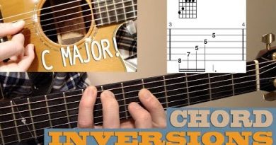 C Major Chord Inversions | Beginner/Intermediate Guitar Lesson with TAB