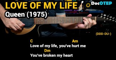 Love Of My Life – Queen (1975) Easy Guitar Chords Tutorial with Lyrics