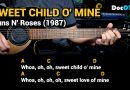 Sweet Child O Mine – Guns N' Roses (Easy Guitar Chords Tutorial with Lyrics)