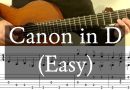 CANON IN D – Easy Arrangement – Full Tutorial with TABS – Fingerstyle Guitar