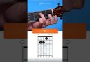 How to play the E chord on Guitar (easy beginner chord!) #Shorts