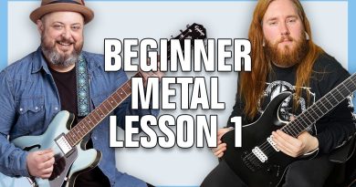 Beginner Metal Guitar Lesson 1 – Tone and Technique feat. @JamieSlays