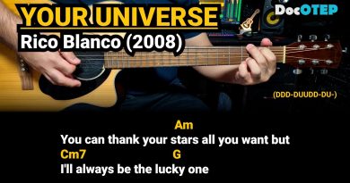 Your Universe – Rico Blanco (2008) Easy Guitar Chords Tutorial with Lyrics