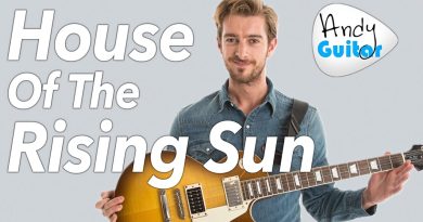 HOUSE OF THE RISING SUN Guitar Lesson // Electric Guitar Tutorial