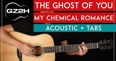 The Ghost Of You Acoustic Guitar Tutorial My Chemical Romance Guitar Lesson |Easy Chords|