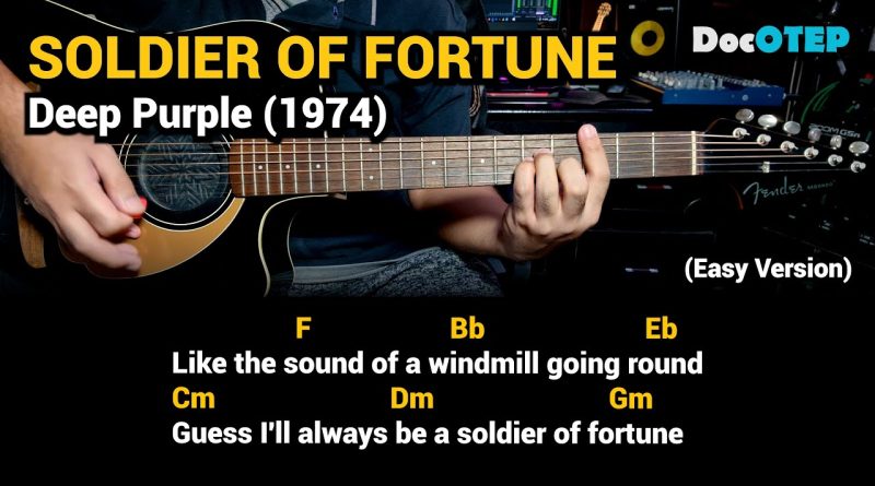 Soldier Of Fortune – Deep Purple (Easy Guitar Chords Tutorial with Lyrics)