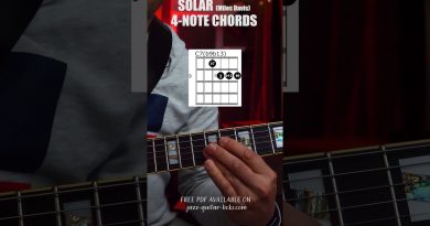 Solar (Miles Davis) – Jazz Guitar Chords – Part 2 of 2 – FREE PDF #jazzguitarchords