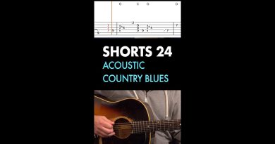 Acoustic country blues that you can play by yourself. #acousticguitar #guitartabs