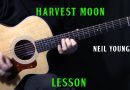 how to play “Harvest Moon” on guitar by Neil Young | acoustic guitar lesson tutorial