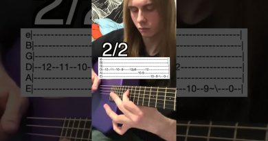 Metallica – For Whom The Bell Tolls [Bass Intro on Guitar] (With Tabs)