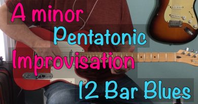 A Minor Pentatonic 12 Bar Blues Beginner to Intermediate Guitar Improvisation Lesson