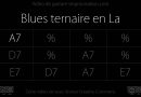 Blues Backing Track in A (90bpm)