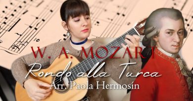 MOZART: Rondo alla Turca (Marcha Turca) para Guitarra