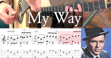 MY WAY – Frank Sinatra – Full Tutorial with TAB – Fingerstyle Guitar