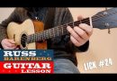 Lick #24 – “Russ Barenberg” | Guitar Lick in G – Intermediate BLUEGRASS Guitar Lesson with TAB