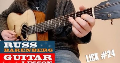 Lick #24 – “Russ Barenberg” | Guitar Lick in G – Intermediate BLUEGRASS Guitar Lesson with TAB