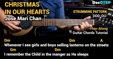 Christmas In Our Hearts – Jose Mari Chan (Guitar Chords Tutorial with Lyrics)