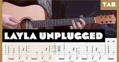 Eric Clapton – Layla Unplugged Acoustic – Guitar Tab | Lesson | Cover | Tutorial | Donner