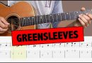 Greensleeves // Easy Guitar Tutorial (MELODY) + TAB