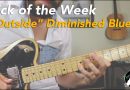 “Playing Outside” Diminished Blues Guitar Lick Lesson | Advanced!