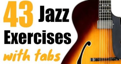 43 Jazz Guitar Licks – Lessons with Tab