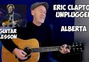 Eric Clapton Unplugged | Alberta Guitar Lesson | Acoustic Blues Guitar