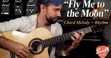 “Fly Me to the Moon” – Jazz Chord Melody & Rhythm Guitar Lesson