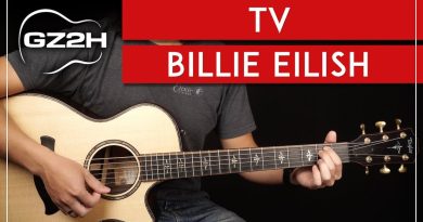 TV Guitar Tutorial Billie Eilish Guitar Lesson  |Easy Chords + Strumming|