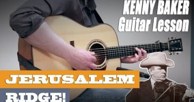 “Jerusalem Ridge” – Kenny Baker/Bill Monroe | Intermediate BLUEGRASS Guitar Lesson with TAB