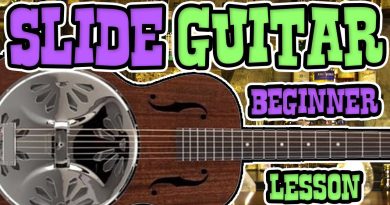 Slide Guitar Beginner Lesson – Open G Tuning