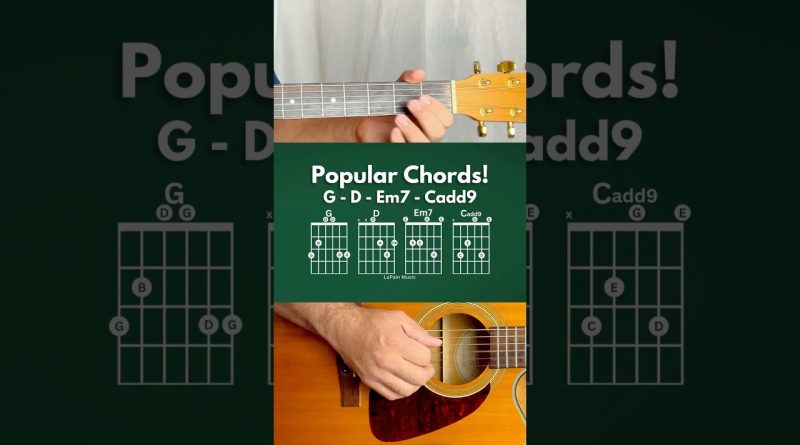 Try this nice sounding chord progression with a little melody! Grab your guitar and play along!