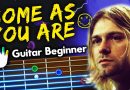 Come As You Are Guitar Lessons for Beginners Nirvana Tutorial | Easy Chords + Lyrics + Backing Track