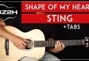 Shape Of My Heart Guitar Tutorial Sting Guitar Lesson |Fingerpicking|