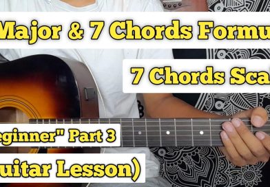 Basic Guitar Lesson For Beginners Part 3 | Major 7 Chords & Scale | Easy Way To Learn | (Formula)