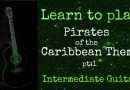 Intermediate Guitar Tutorial -Pirates of the Caribbean Theme (pt 1)