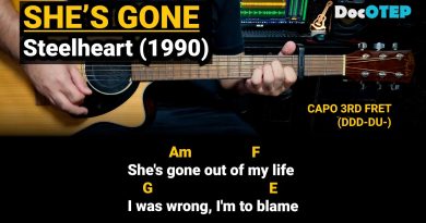 She’s Gone – Steelheart (1990) Easy Guitar Chords Tutorial with Lyrics