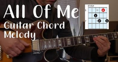 All of Me – Jazz Guitar Chord Melody Arrangement – Lesson  With Shapes