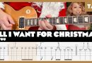 Mariah Carey – All I Want For Christmas Is You – Guitar Tab | Lesson | Cover | Tutorial