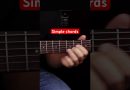 Simple guitar chords #guitar #guitarist