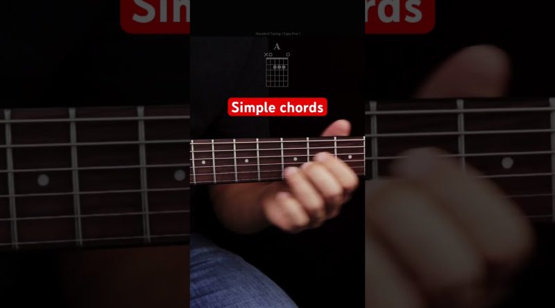 Simple guitar chords #guitar #guitarist