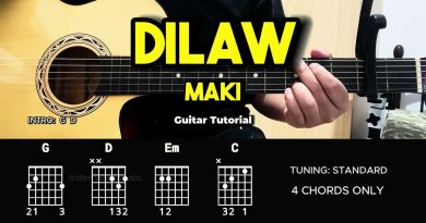 Dilaw – Maki | SUPER EASY! Guitar Chords Tutorial For Beginners (CHORDS & LYRICS) #guitarlesson