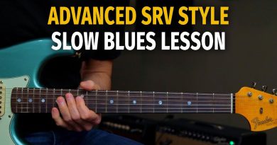 SRV Texas Flood Style Solo Lesson ( Intermediate to Advanced )