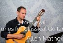 Medieval classical guitar music to learn and play